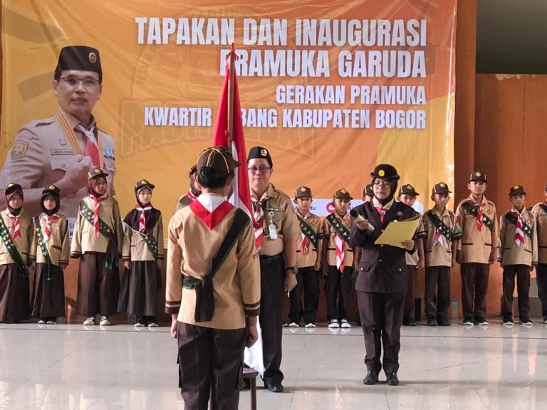 292 Orang Siaga Ikuti Tapakan Pramuka Garuda Kwarcab Kabupaten Bogor