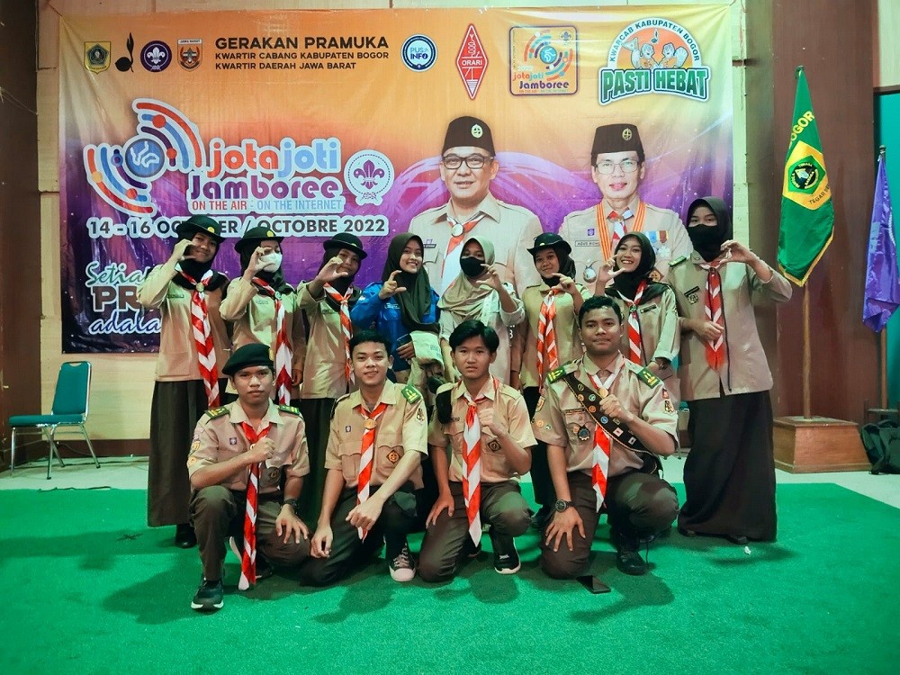 Kwarran Citeureup Ikuti Keseruan JOTA JOTI Kwarcab Kabupaten Bogor