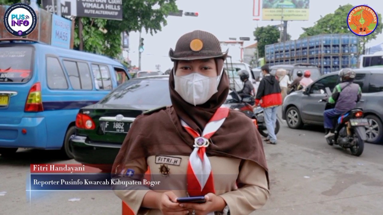 Pantauan situasi dari Lalu lintas di Ciawi pada Jum’at, 29 april 2022