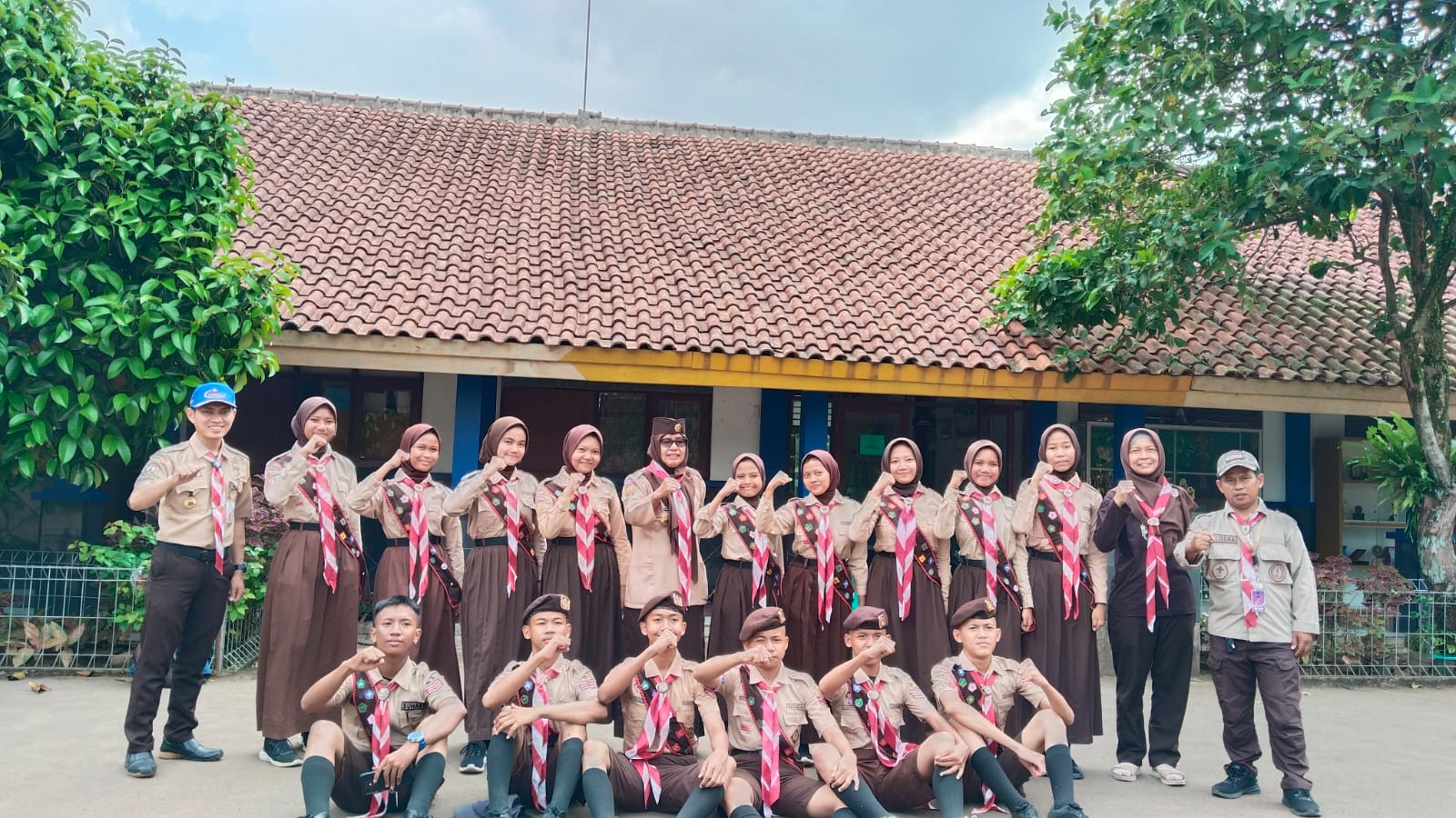 Persiapan Tapakan Garuda Kwartir Ranting Dramaga