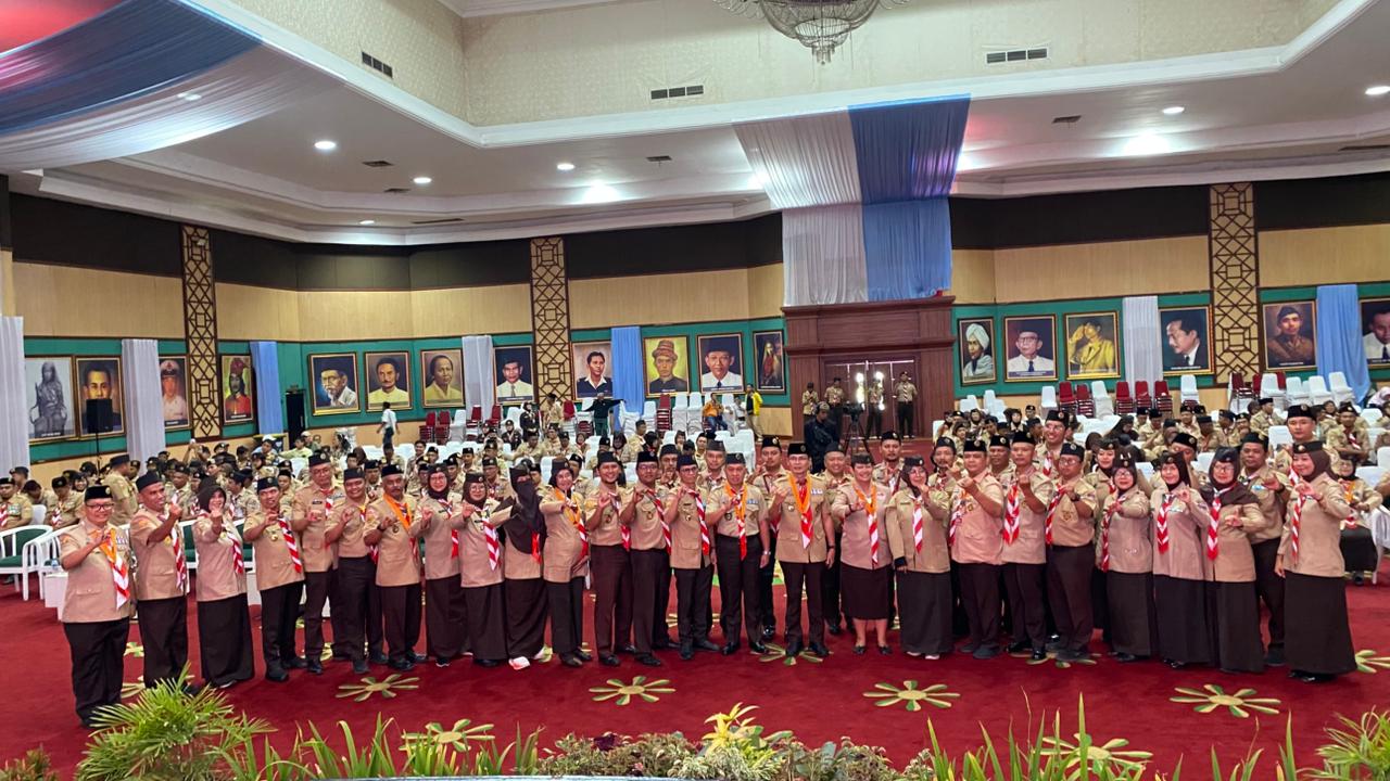 Gerakan Pramuka Kwartir Cabang Kabupaten Bogor Lantik Pusdiklatcab dan Organisasi Pendukung Kepramukaan