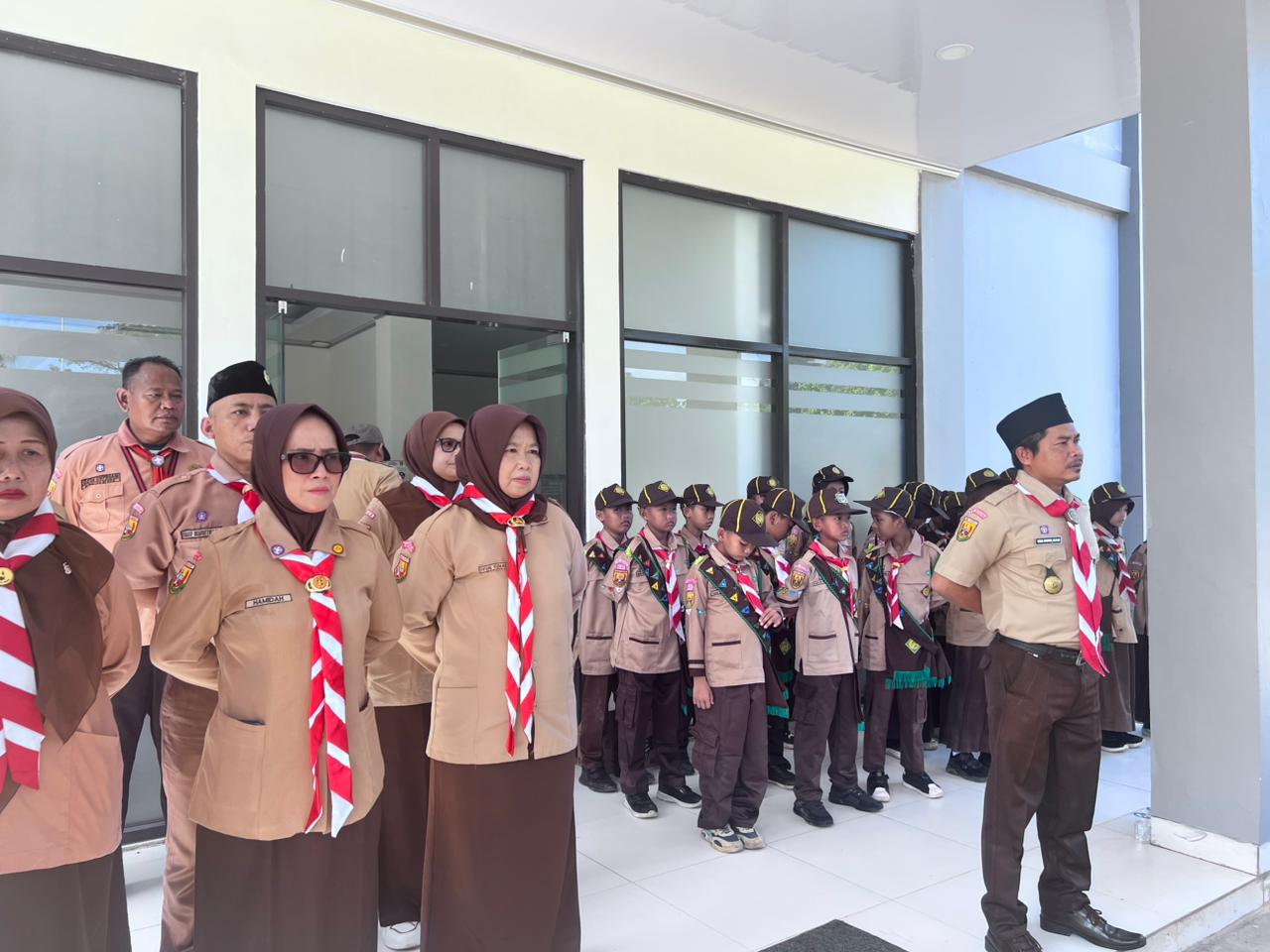 Kegiatan penilaian Pramuka Garuda Kwaran Tanjungsari