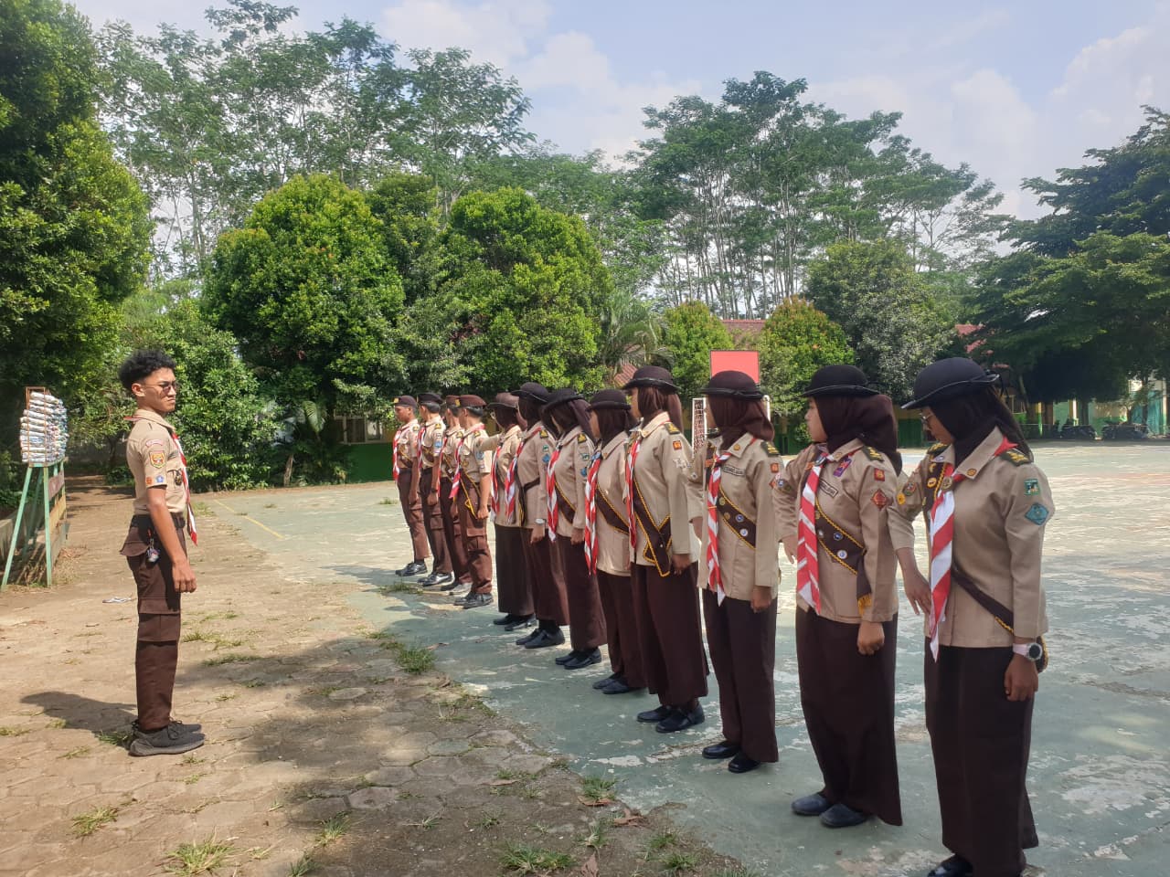 Giat Tapakan  Pramuka Kwarran ciseeng
