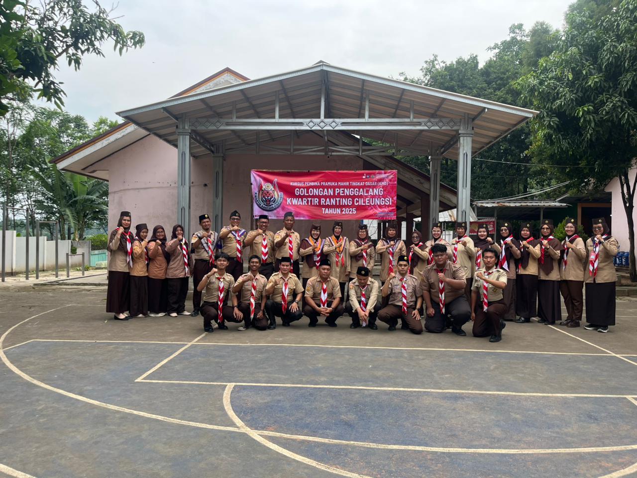 Kwartir Ranting Cileungsi Sukses Gelar Kursus Pembina Pramuka Mahir Tingkat Dasar Tahun 2025