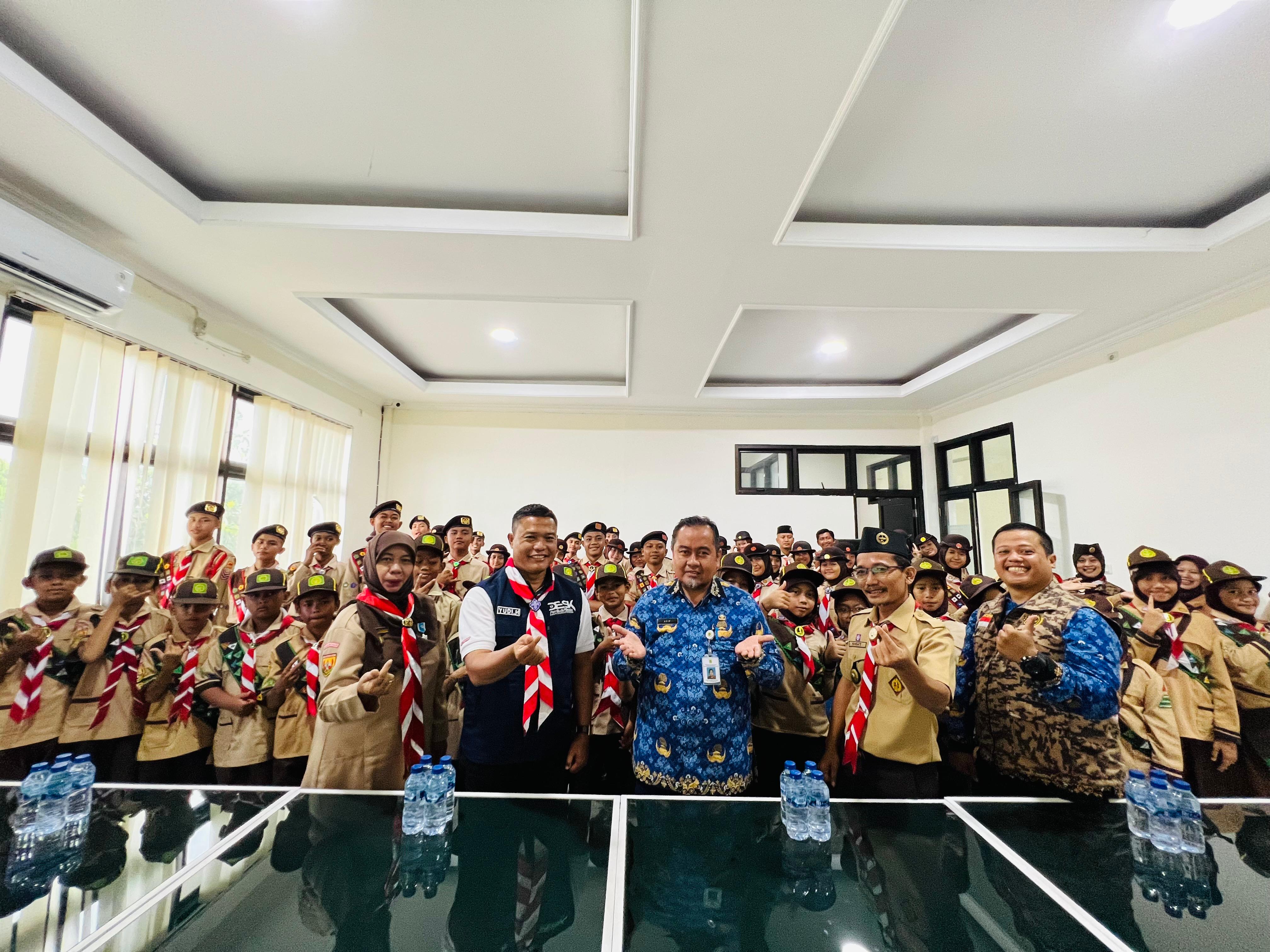 Pelepasan Calon Pramuka Garuda oleh Camat Sukaraja