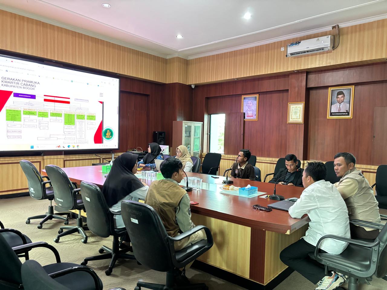 Bidang Komunikasi dan Teknologi Informasi Kwarcab Bogor Gelar Rapat Koordinasi Bersama Tim Pusdatin