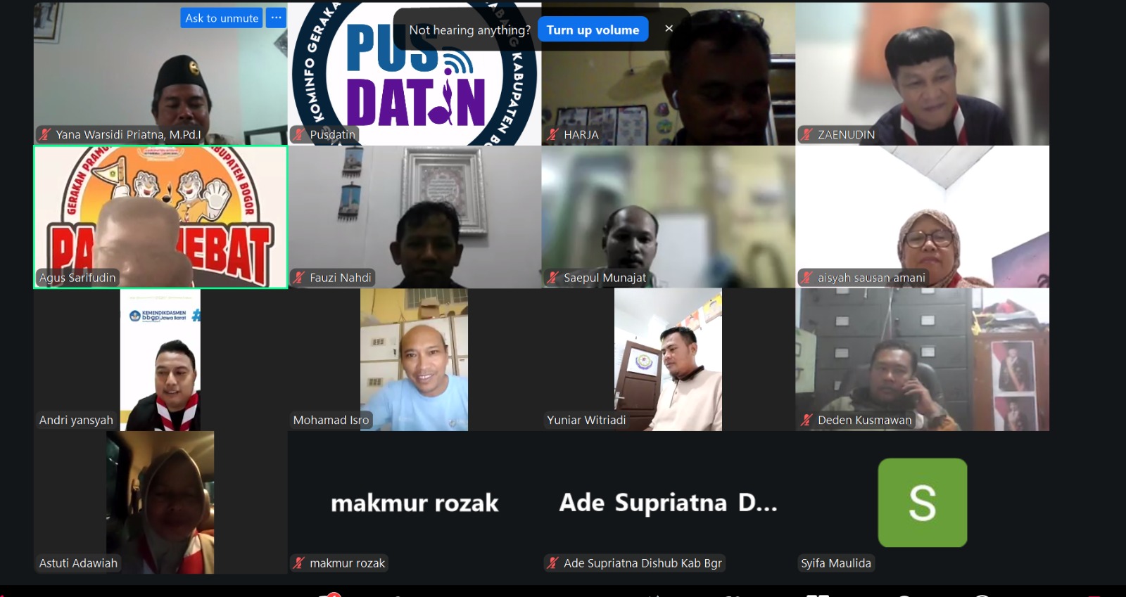 Bidang Orgakum Kwarcab Kabupaten Bogor Gelar “Ngopi Bareng” Konsolidasi Pasca Ikrar Orgakumren