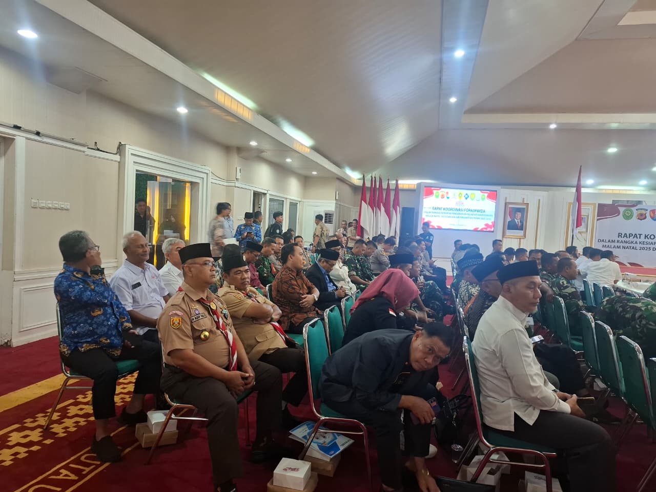 Waka Abdimas dan Sekretaris Kwarcab Kabupaten Bogor hadir dalam kegiatan Rakor Kesiapan Pengamanan Nataru dan Apel Operasi Lilin Lodaya 2025