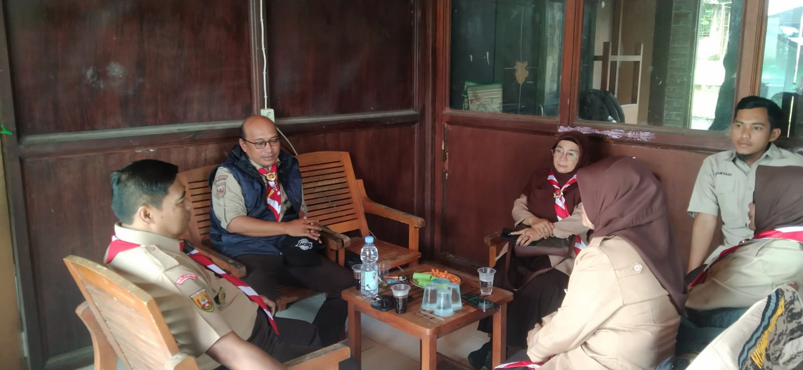 Kwarcab Kabupaten Bogor Laksanakan Monitoring Kegiatan KANIRA Kwarran Caringin