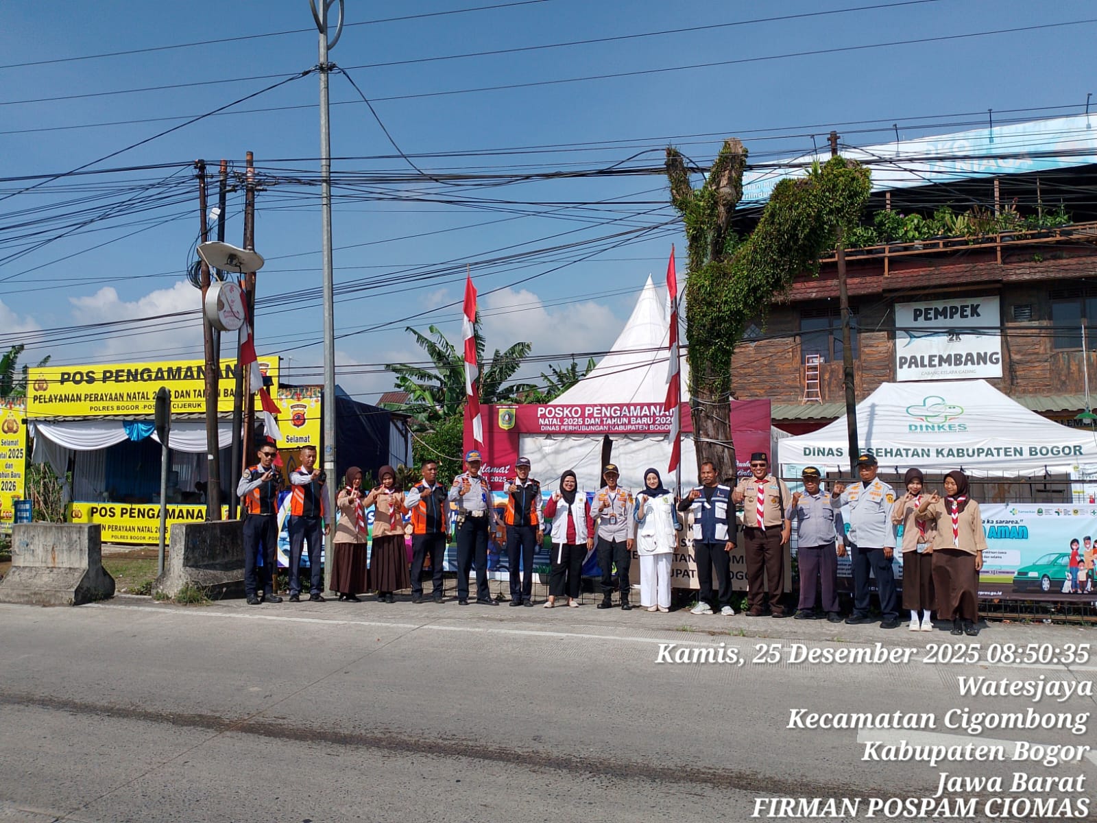 Karya Bakti Nataru Kembali Digelar, Kwarran Cigombong Siap Bertugas
