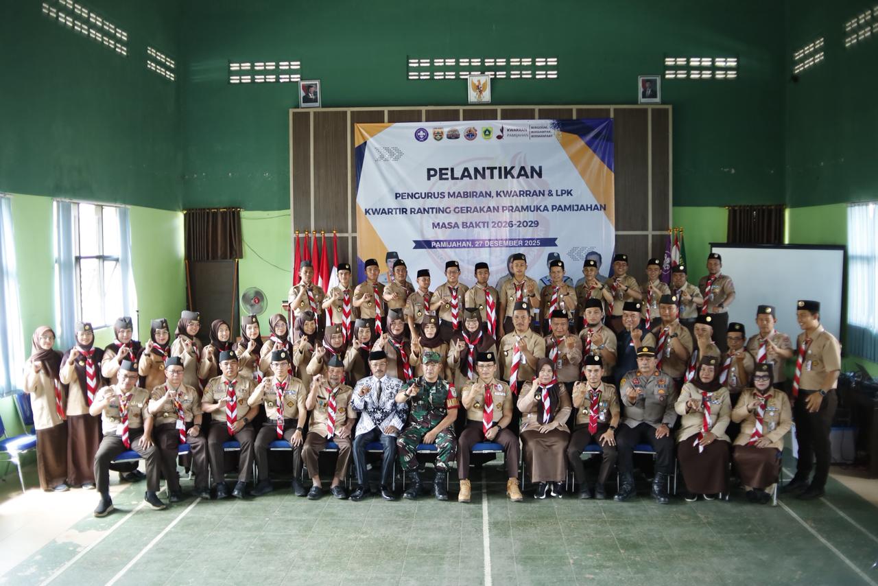 Pelantikan Pengurus Mabiran, Kwarran, dan LPK Kwarran Pamijahan Periode 2025–2028