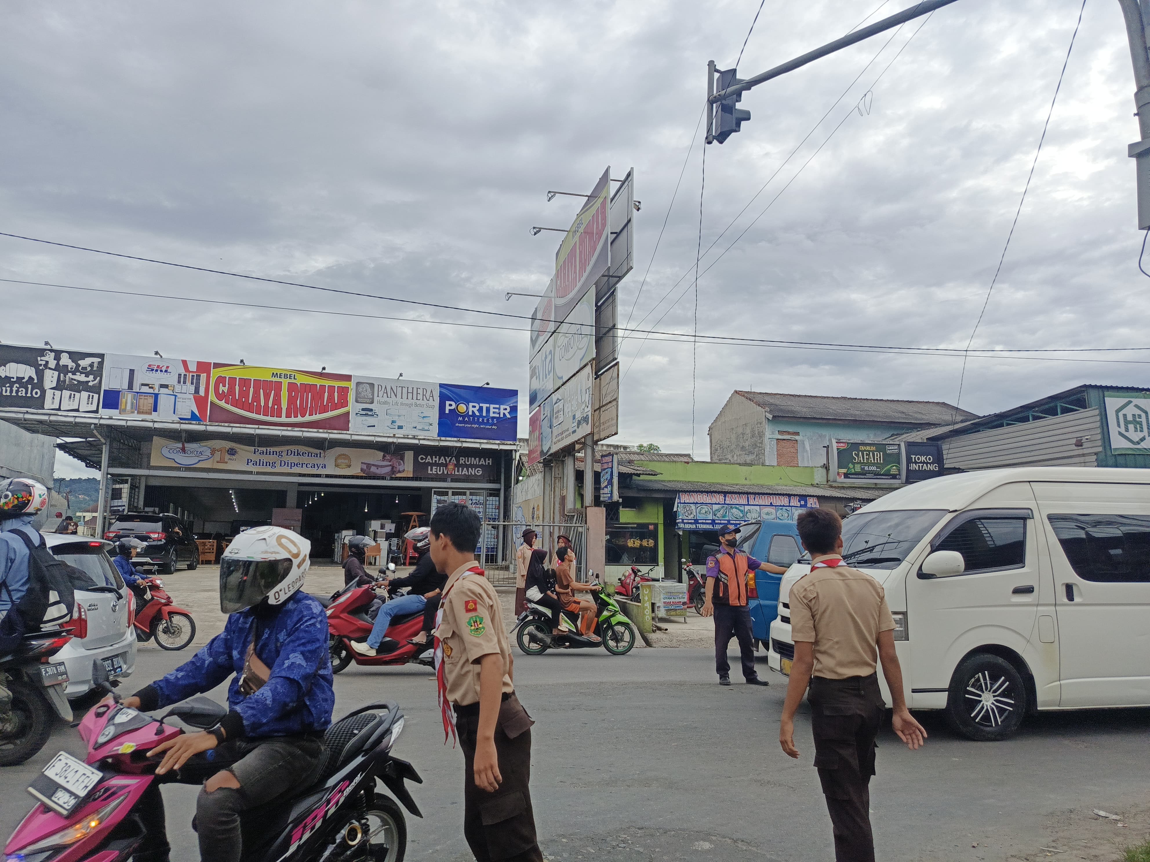 Semangat Berkobar Melalui Partisipasi Aktif PAM NATARU di Kwartir Ranting Leuwiliang