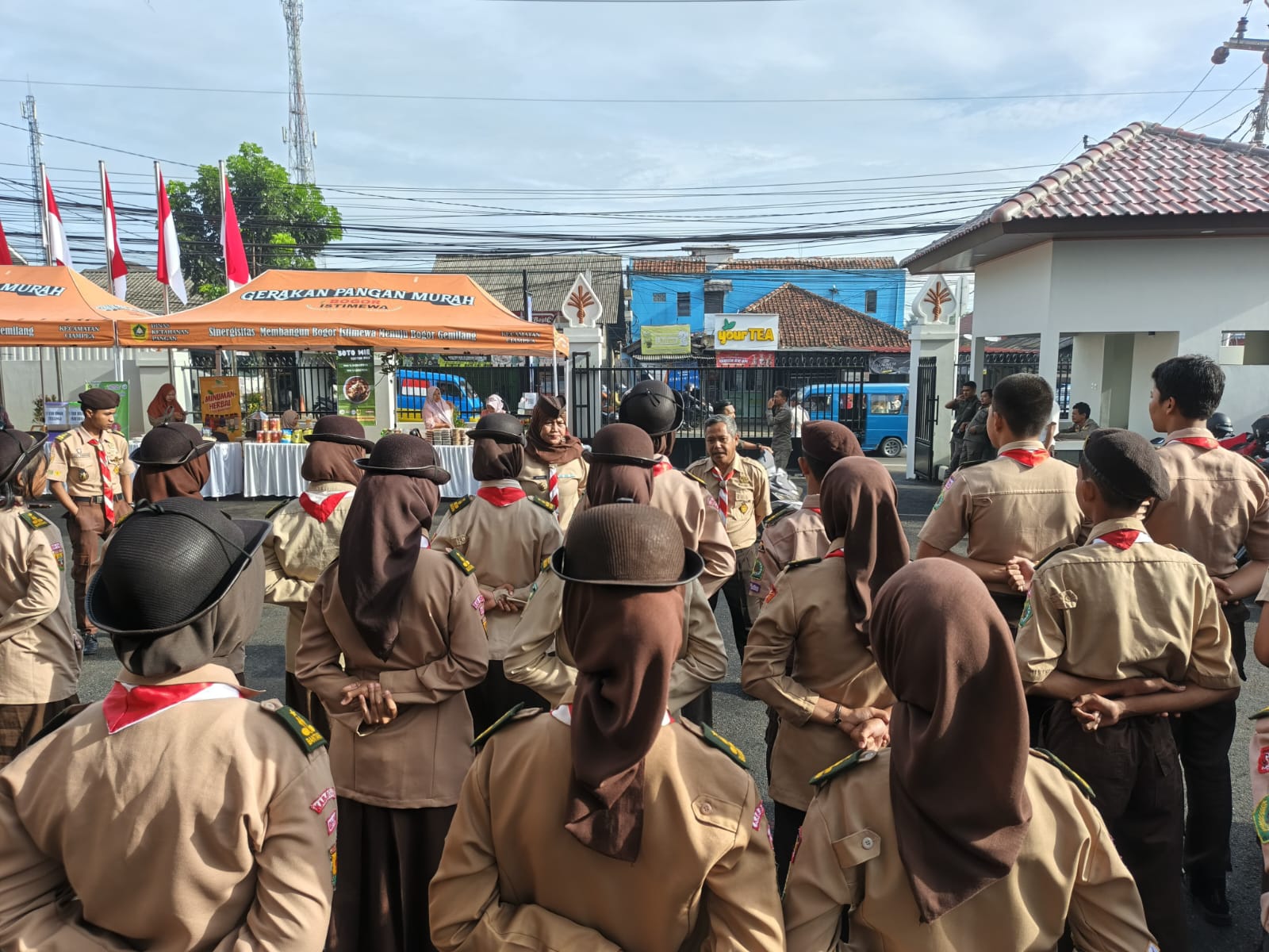 Kwarran Ciampea melaksanakan Karya Bakti Pengamanan Natal dan Tahun Baru (Nataru) 2025