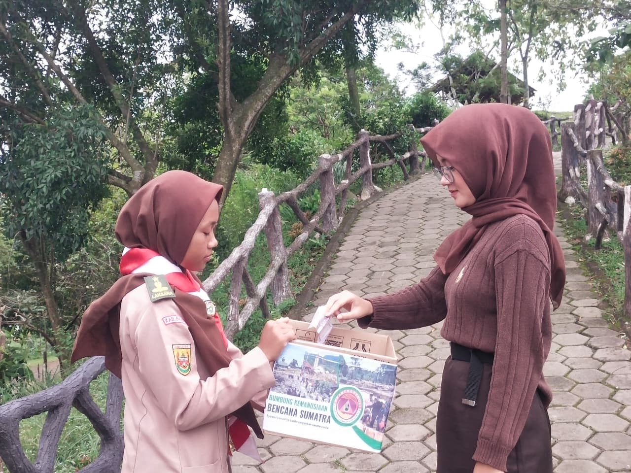 "Bumbung Kemanusiaan" Digelar di Gunung Dago – Gabungan Bantuan Korban Bencana Sumatera dan Pengamanan Wisata