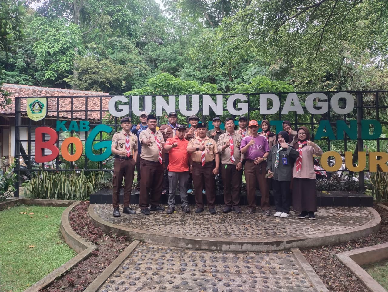 KWARTIR CABANG KABUPATEN BOGOR LAKSANAKAN MONITORING PAM WISATA ALAM GUNUNG DAGO PARUNGPANJANG