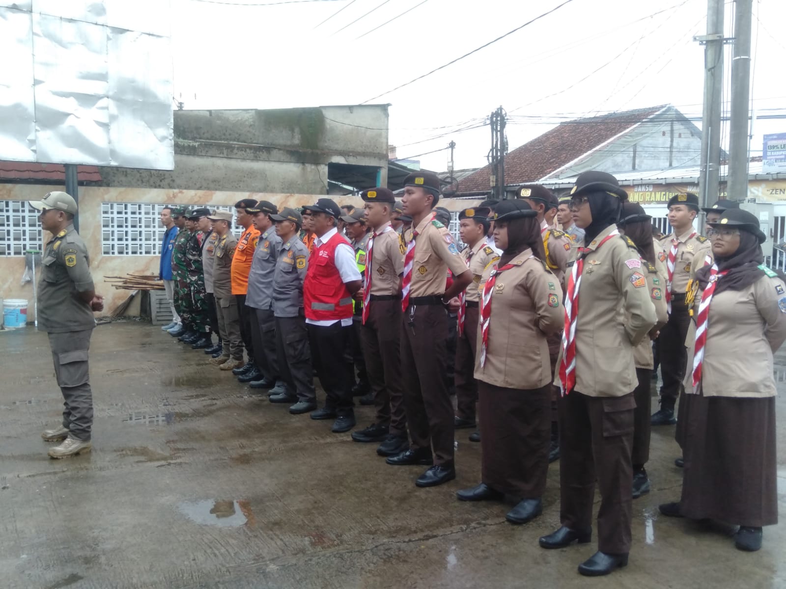 APEL PERSIAPAN PENGAMANAN MALAM TAHUN BARU 2026 KWARTIR RANTING KEMANG BERSAMA MUSPIKA