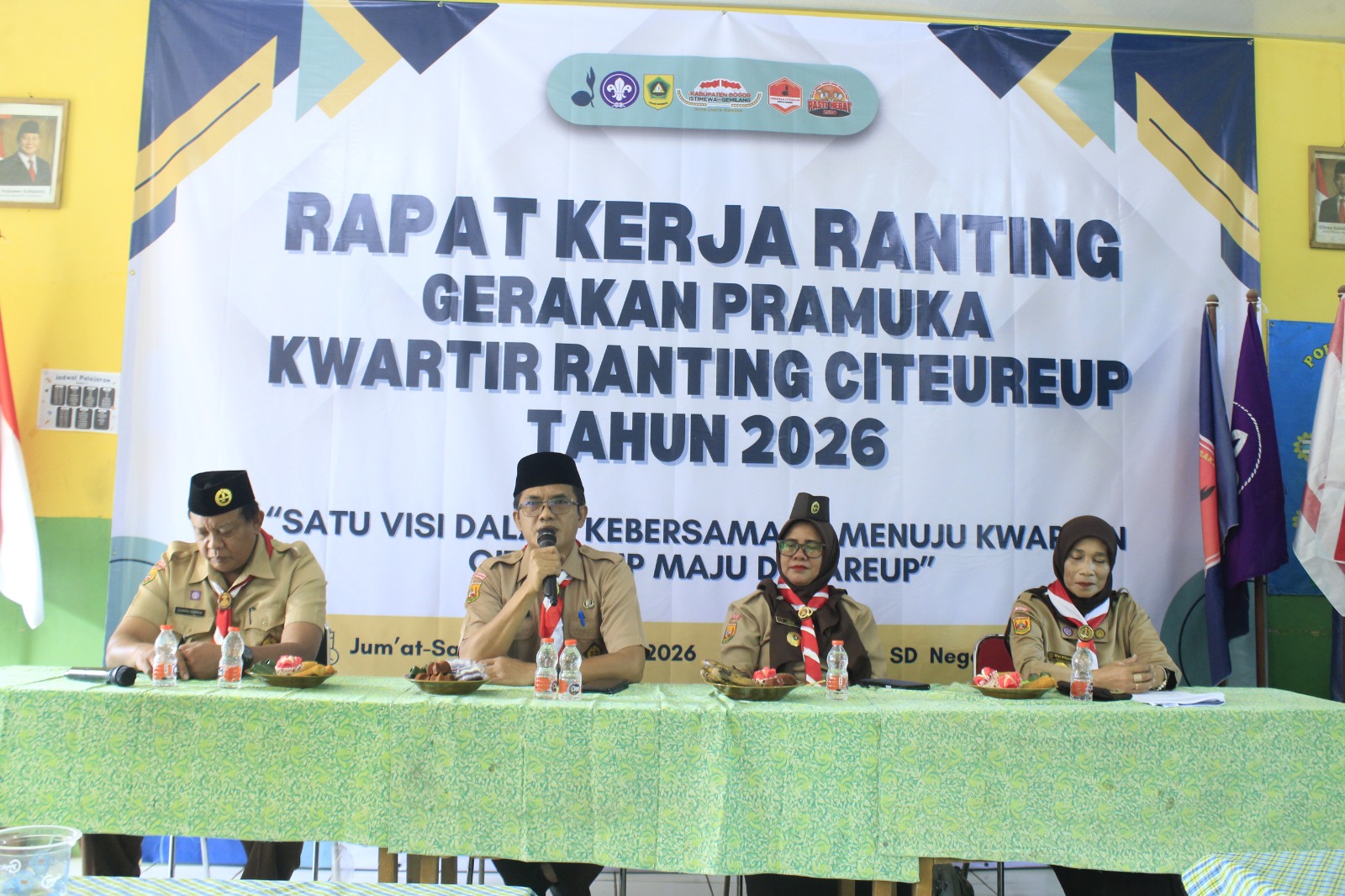 Gerakan Pramuka Kwarran Citeureup Gelar Rapat Kerja Ranting Tahun 2026