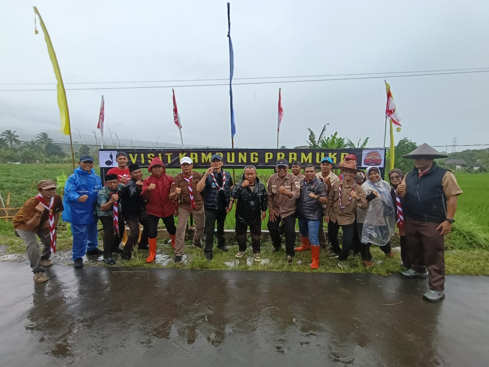 Hujan Tak Surutkan Semangat! Kampung Pramuka Banjarwangi Resmi Dimulai, Cetak Peradaban Karakter dari Ciawi untuk Kabupaten Bogor