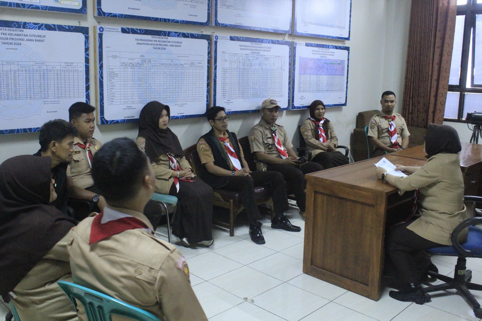 Kwarran Citeureup Gelar Pembinaan Pendamping Peserta Pramuka Garuda Angkatan 1