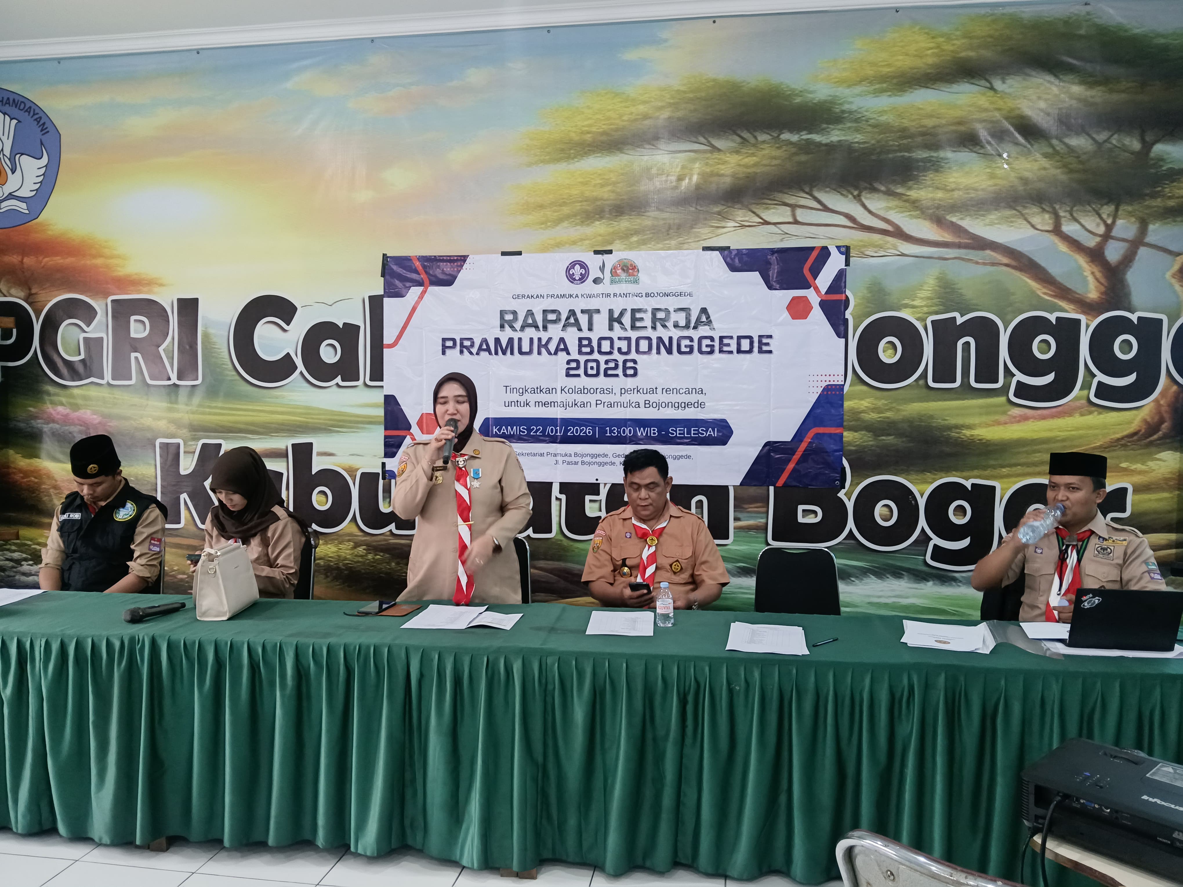 Rapat Kerja Kwarran Bojonggede 2026: Satukan Langkah, Perkuat Peran Pramuka di Tingkat Ranting