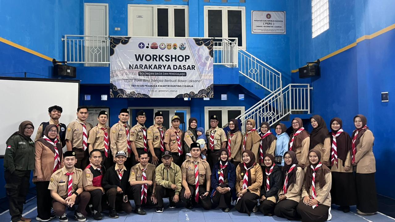 Perkuat Kualitas Pembina, Kwarran Cisarua Gelar Pendampingan Narakarya Dasar
