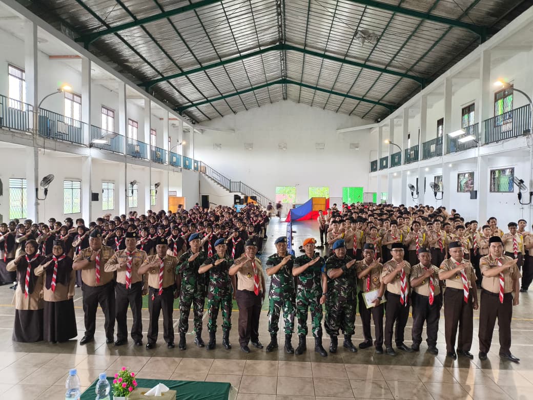 Dari Pesantren Menuju Angkasa: Saka Dirgantara Resmi Dikukuhkan di Kwarran Leuwiliang