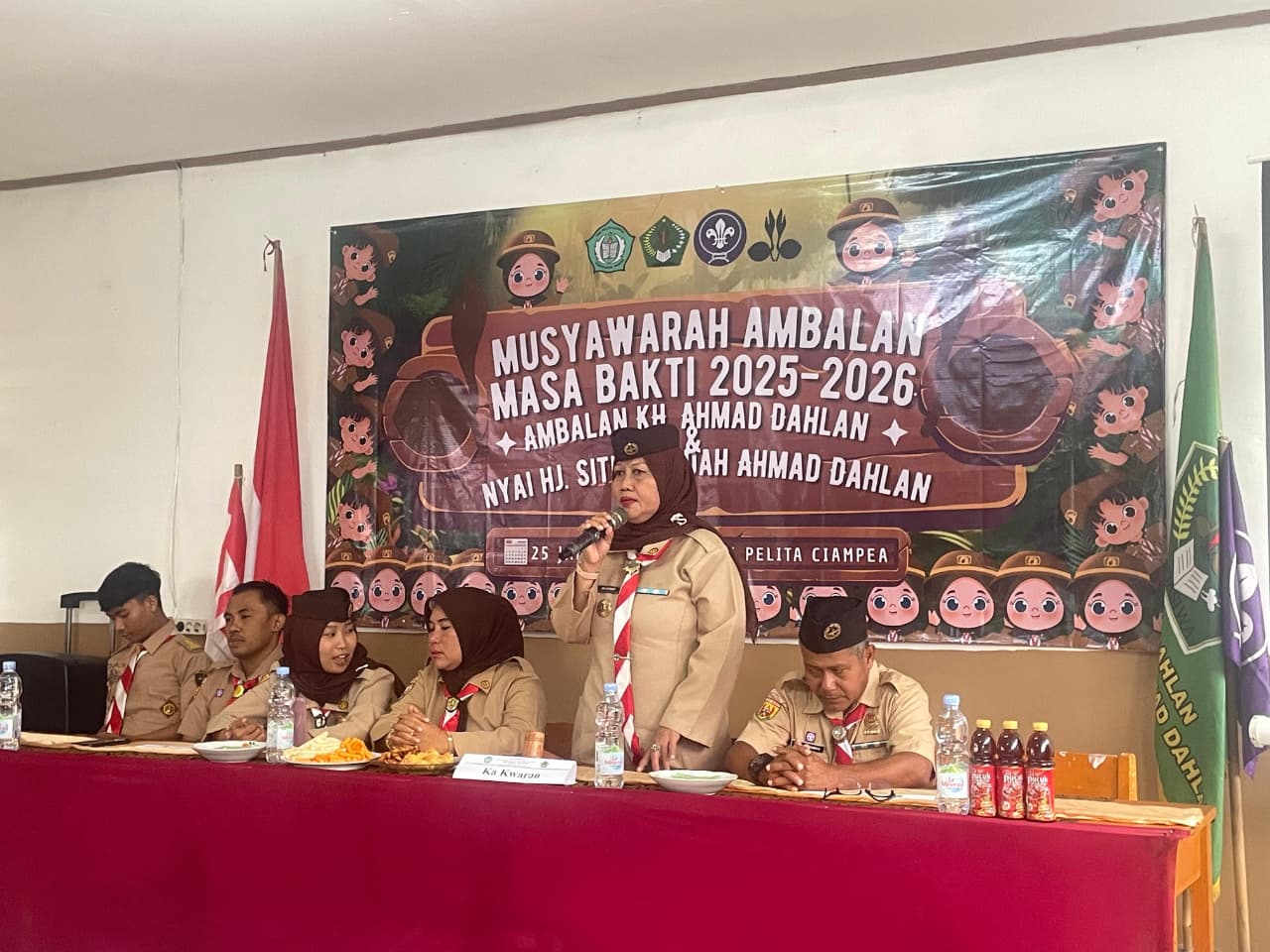 Ketua Kwarran Ciampea Hadir dan Apresiasi Musyam Gudep SMK Pelita