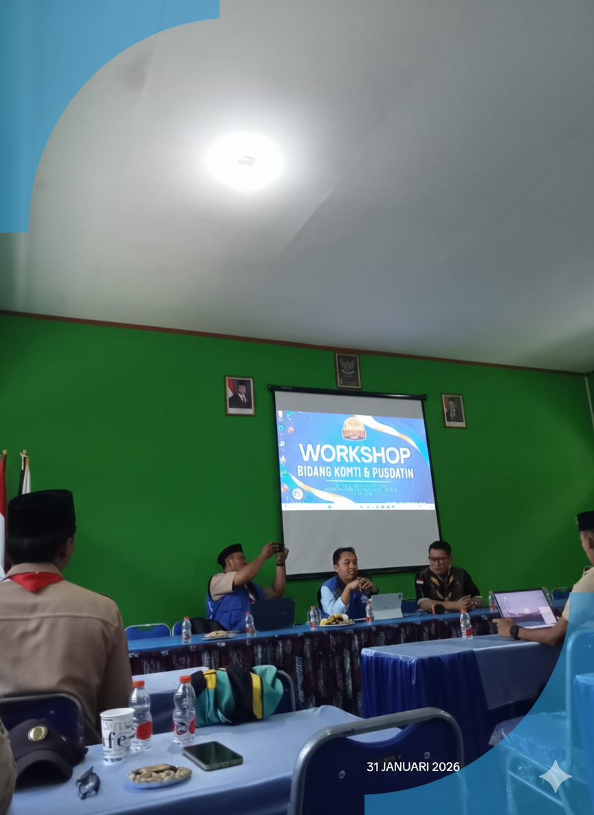 Utusan Kwarran Cigudeg Kuasai Platform SmartScout dalam Workshop Pusdatim Wilayah 1 Bogor