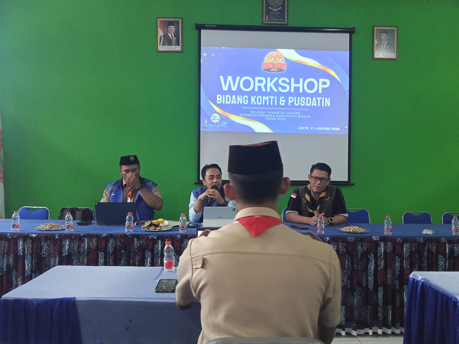 Kwarran Parungpanjang Ikut Ambil Peran dalam Workshop Komti dan Pusdatin Kwarcab Kabupaten Bogor di Wilayah 1