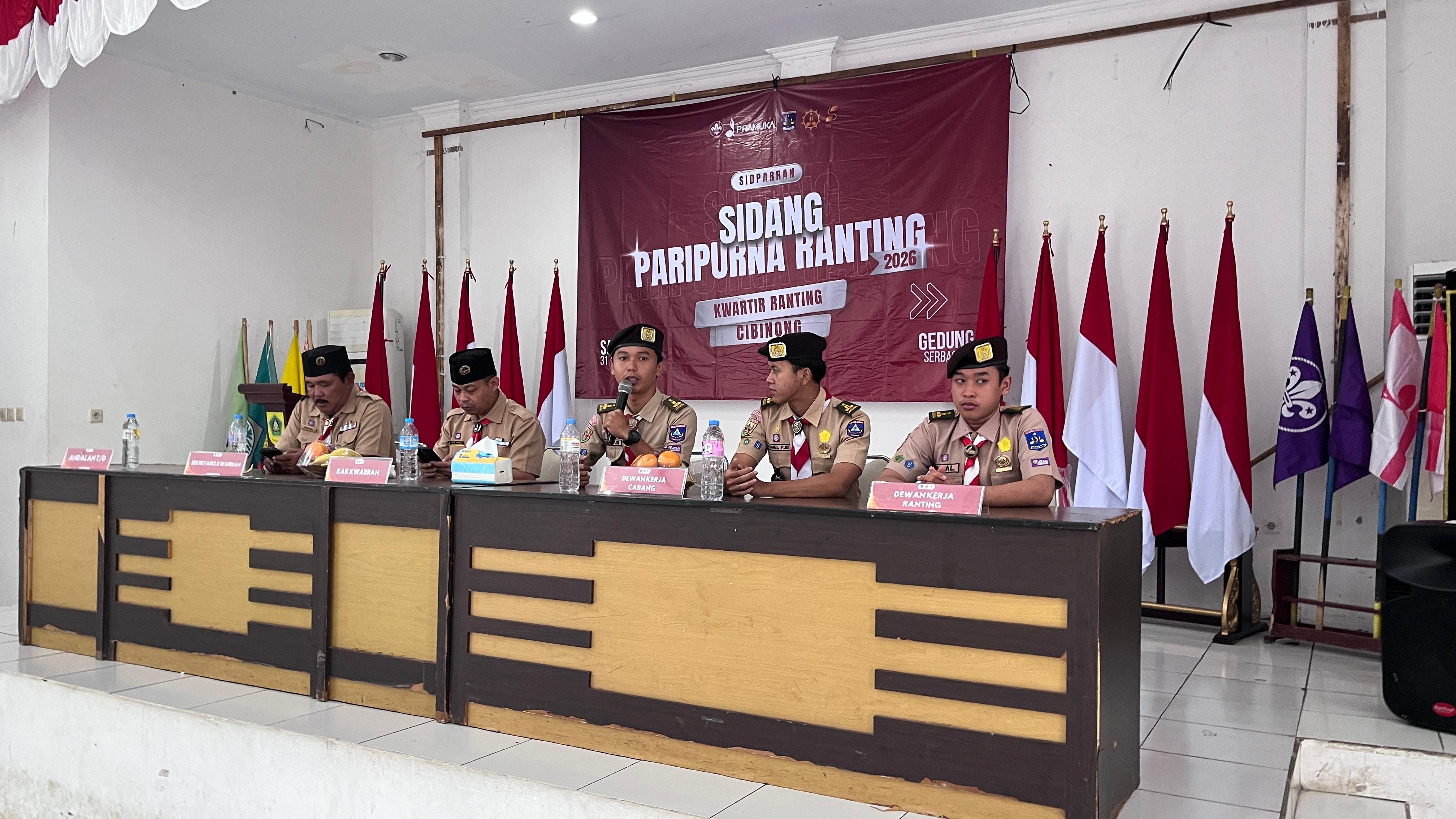 Sidang Paripurna Ranting Cibinong 2026 Resmi Dibuka, Jadi Forum Strategis Penentu Arah Pembinaan Pramuka