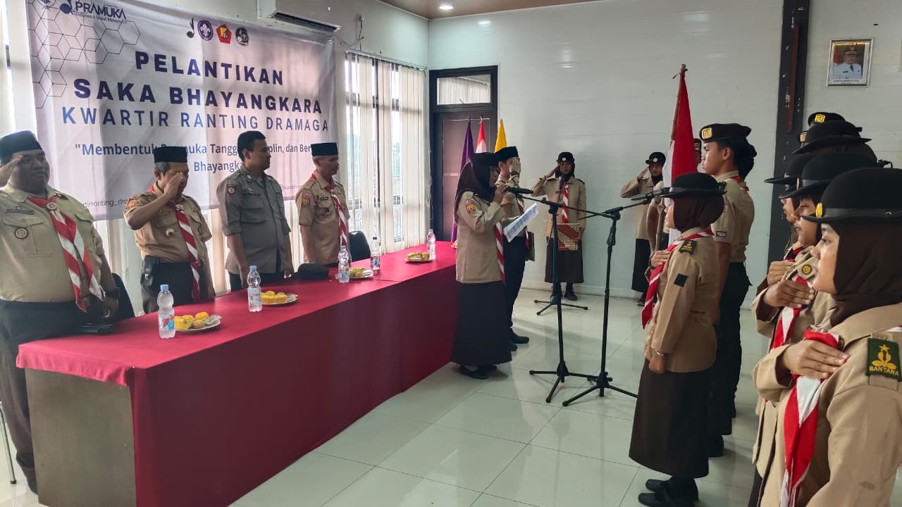 Pelantikan Dewan Saka Bhayangkara Polres Dramaga Periode 2026–2028 Resmi Digelar