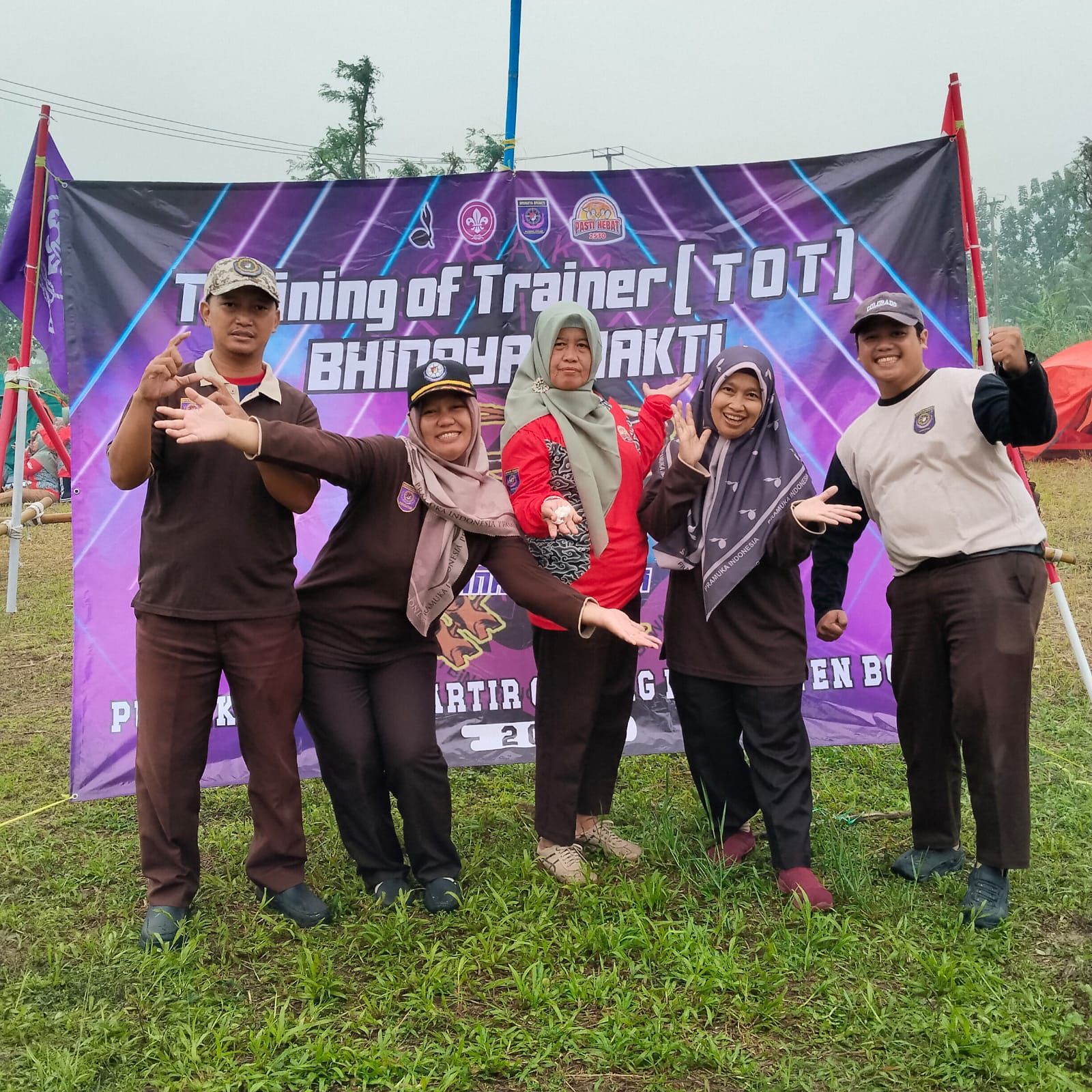 Lima Pelatih Kwarran Sukaraja Asah Kompetensi di Pitaran Pelatih Pusdiklatcab Kwarcab Bogor