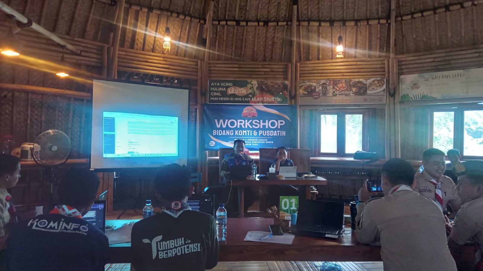 Kwarran Tajurhalang Perkuat Data dan Informasi Kepramukaan, Workshop KOMTI–PUSDATIN Wilayah 2 Digelar di Rumpin