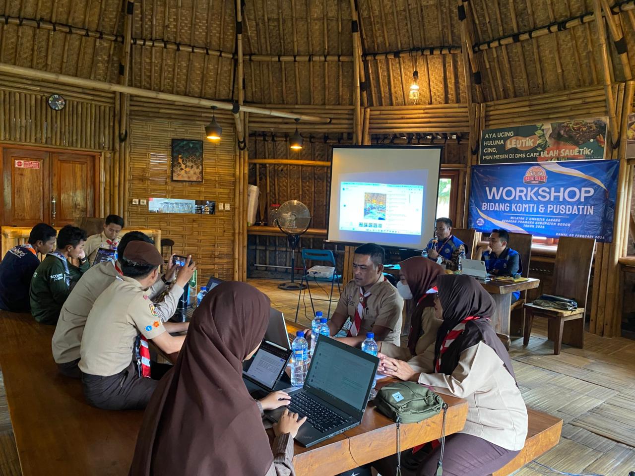 Kwartir Ranting Ciseeng Turut Berperan Aktif dalam Kegiatan Komti dan Pusdatin Kwarcab Kabupaten Bogor di Wilayah 2