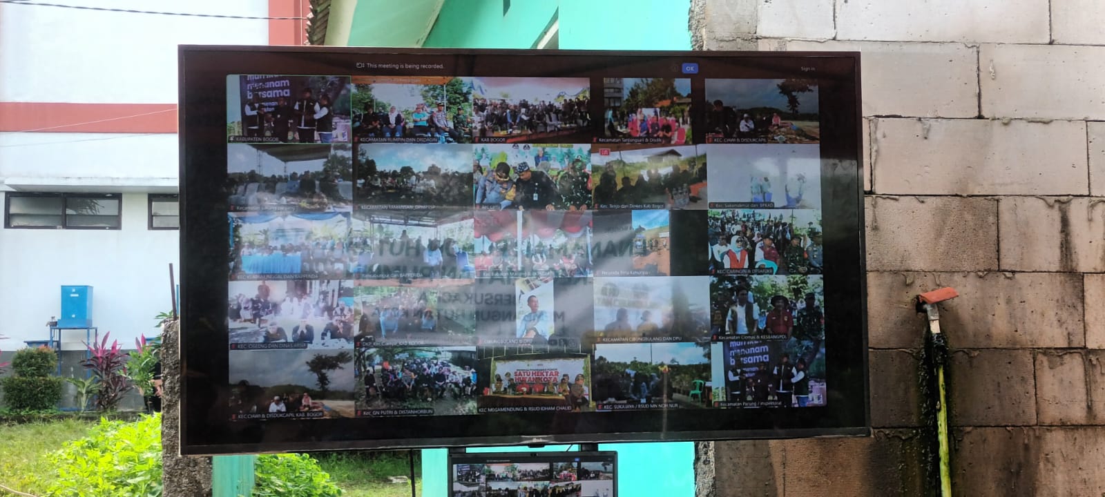 Pemerintah Kabupaten Bogor Dan Kwarcab Kabupaten Bogor Gelar Penanaman Pohon Serentak Di 40 Kecamatan