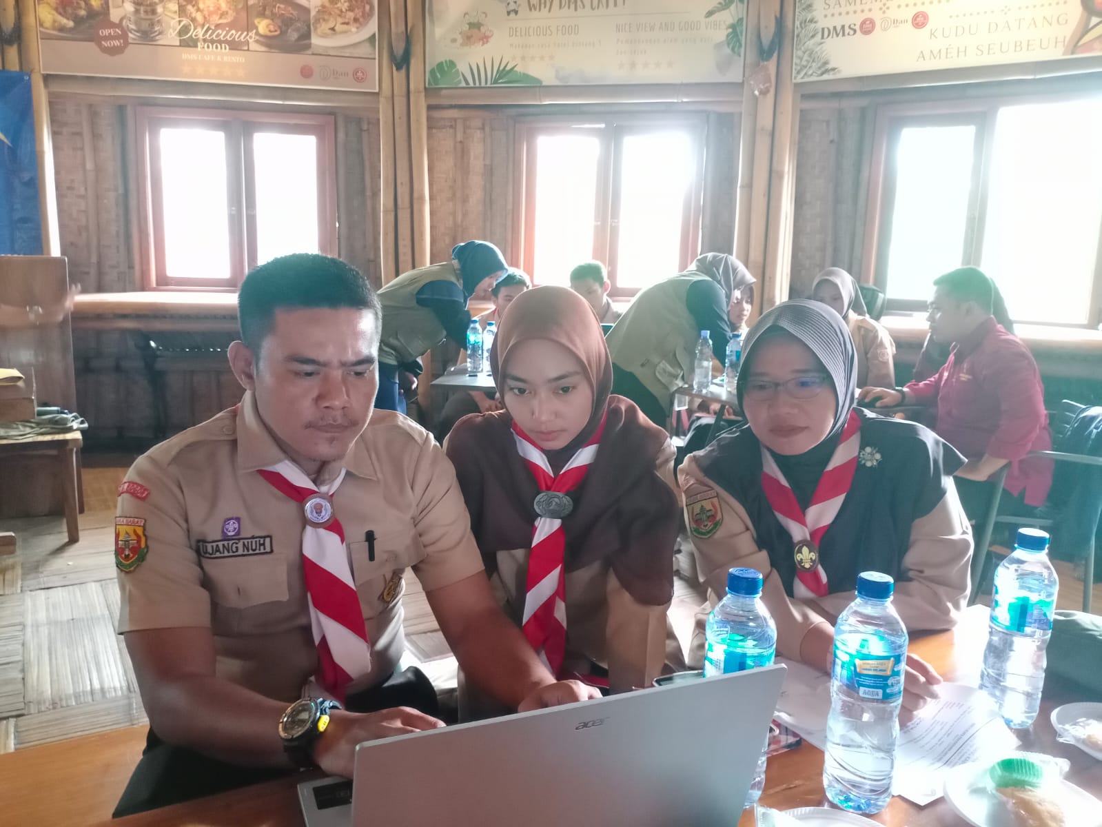Perkuat Arus Informasi Kepramukaan, Komti dan Pusdatin Kwarcab Bogor Gelar Kegiatan