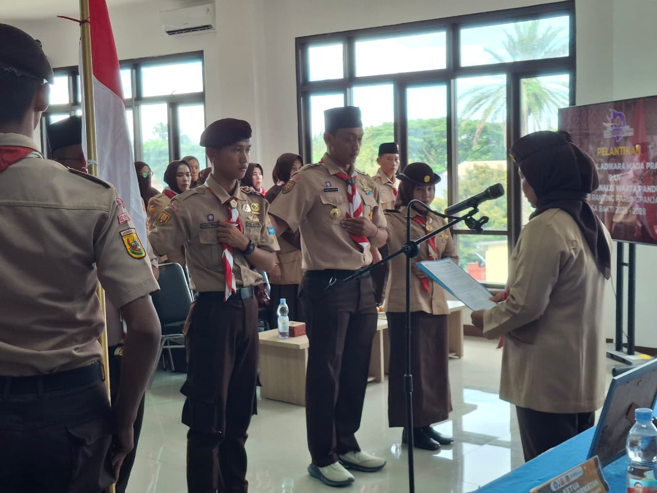 PELANTIKAN UNIT KOMINFO WARTA PANDU KWARTIR RANTING PARUNGPANJANG