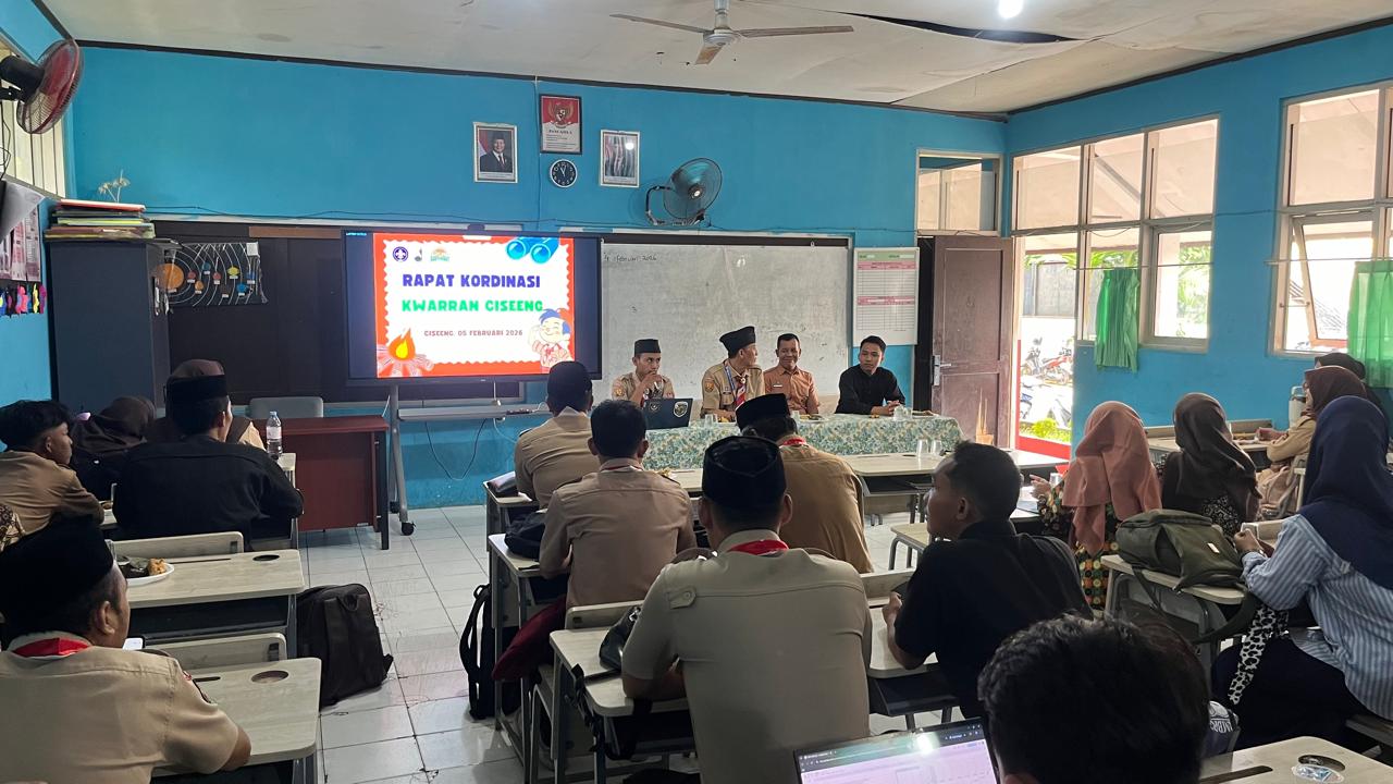 Kwartir Ranting Ciseeng Gelar Rapat Koordinasi Bersama Para Pembina Gugus Depan