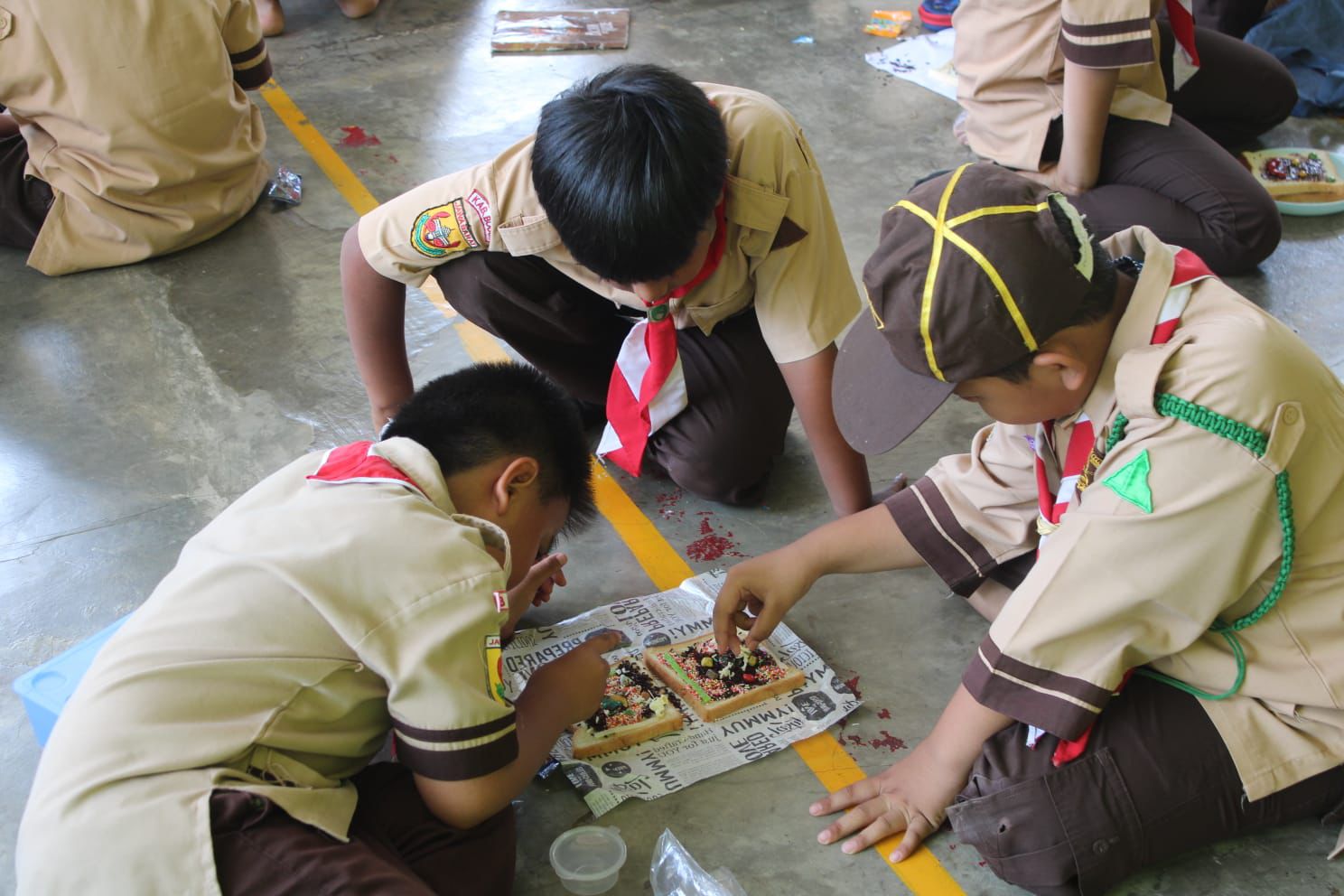 Latihan Rutin Pramuka Siaga SDIT Citra Nuansa: Asah Kreativitas Lewat Kreasi “Menghias Roti Pagi”