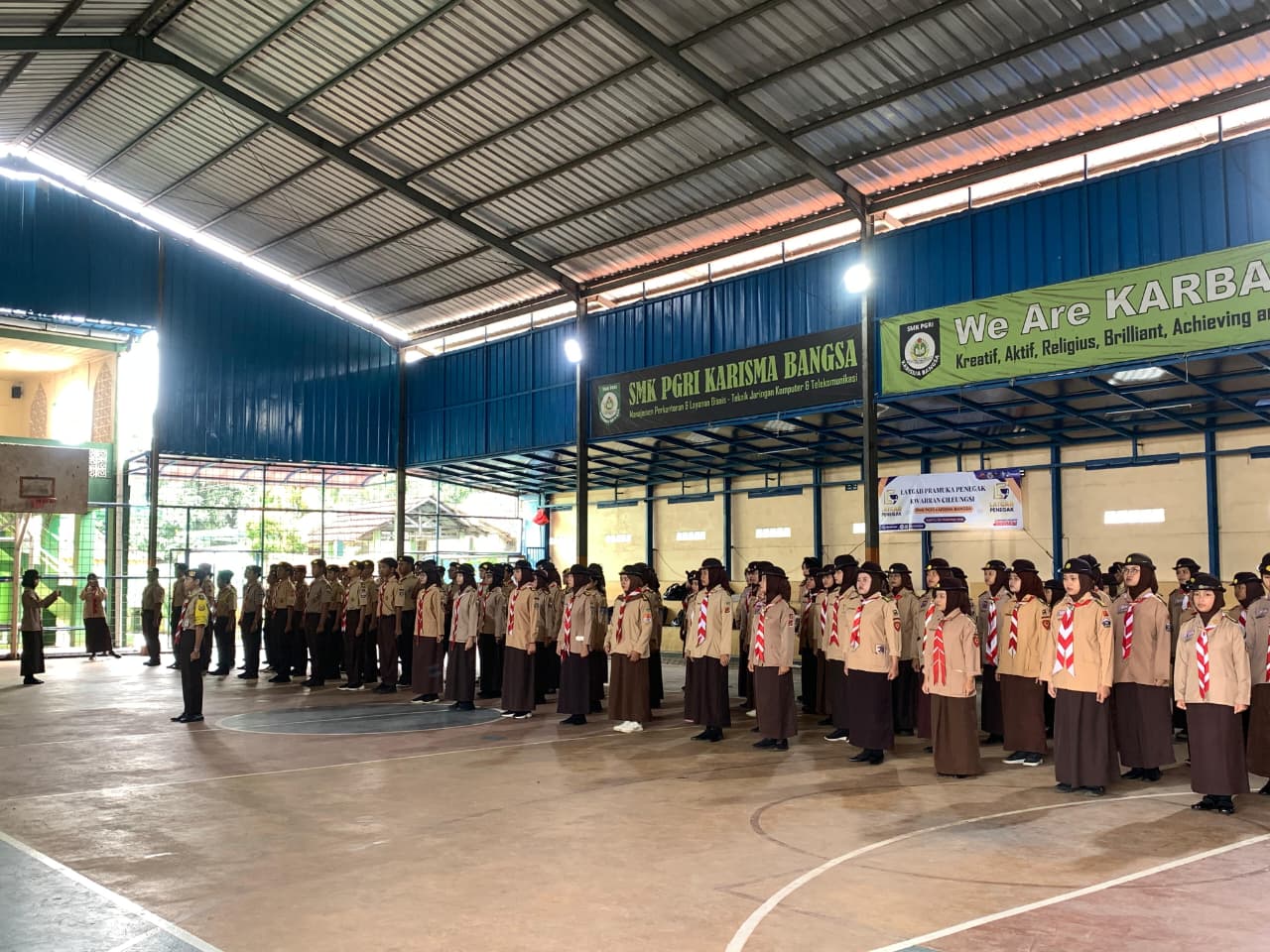 Gerakan Pramuka Kwartir Ranting Cileungsi Gelar Latihan Gabungan Penegak Tahun 2026