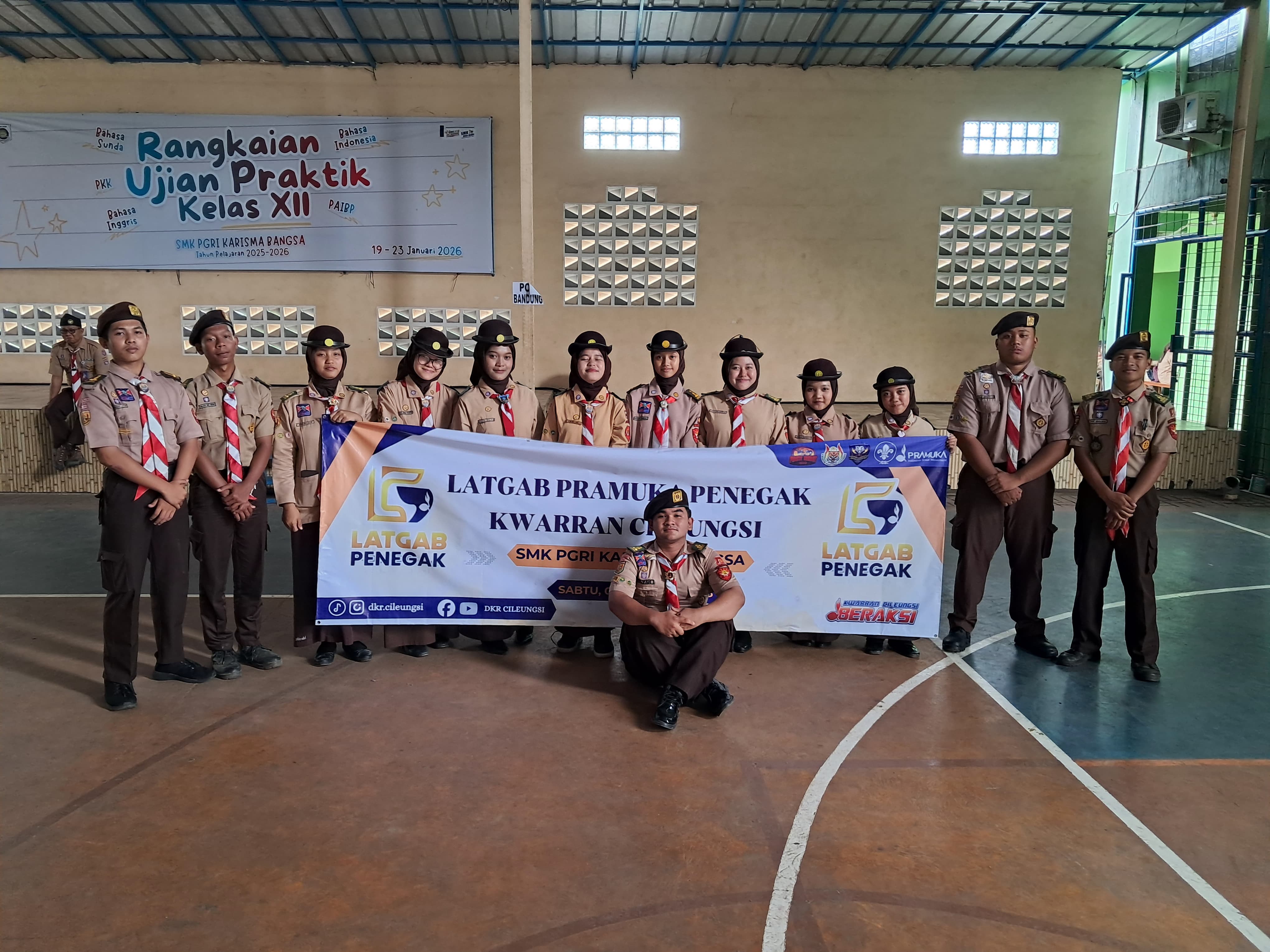 Persaudaraan dalam Aksi: Pramuka SMK Bina Teknika Cileungsi Sukseskan Latihan Gabungan 2026