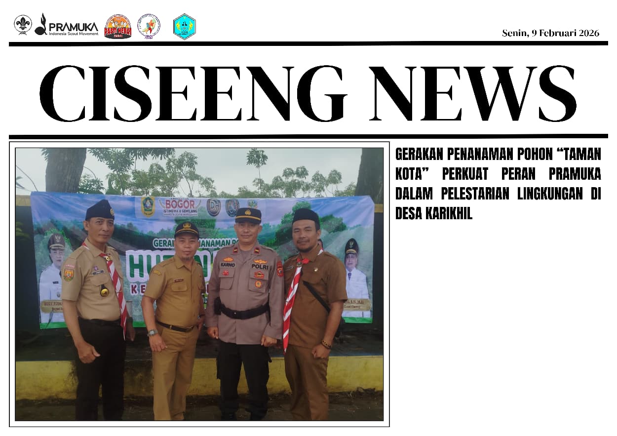 Gerakan Penanaman Pohon “TAMAN KOTA” Perkuat Peran Pramuka dalam Pelestarian Lingkungan di Desa Karikhil