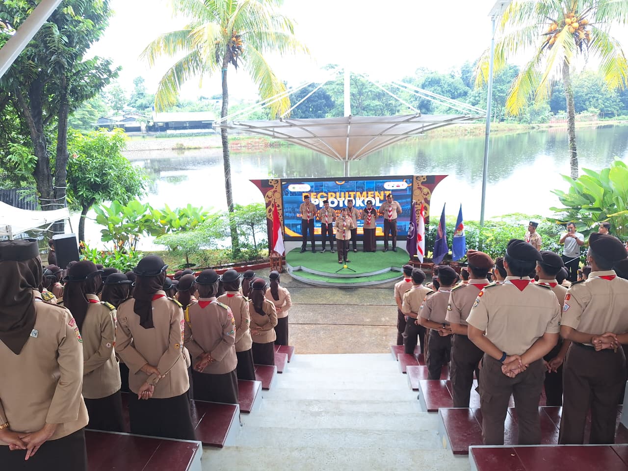 “Mengawal Kehormatan, Menjemput Pengalaman: Delegasi Sukaraja di Seleksi Protokol Kwarcab”