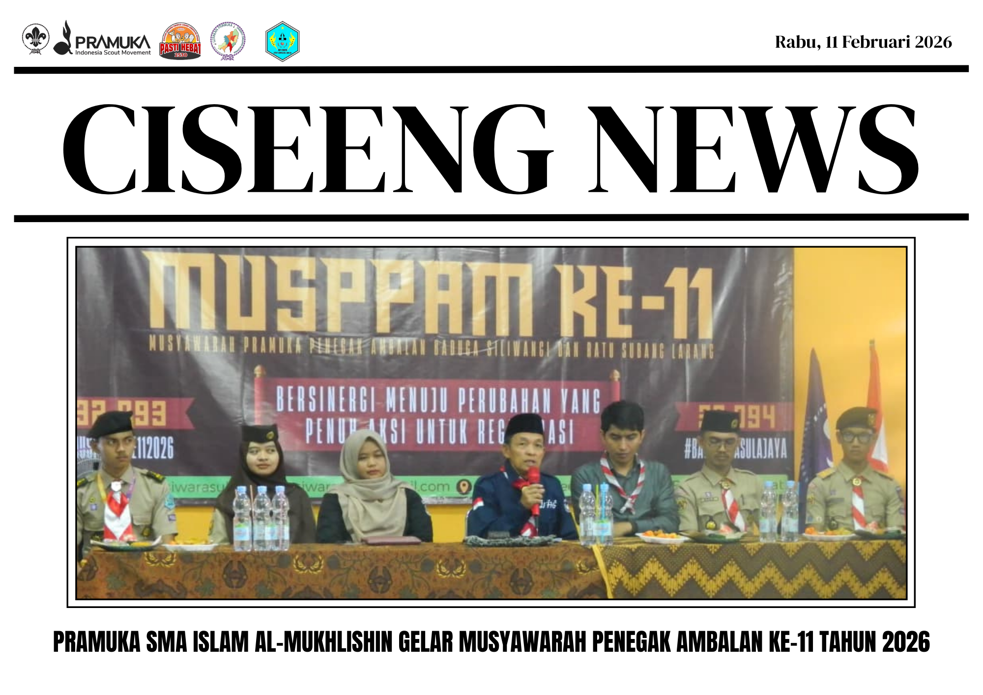 Pramuka SMA Islam Al-Mukhlishin Gelar Musyawarah Penegak Ambalan Ke-11 Tahun 2026