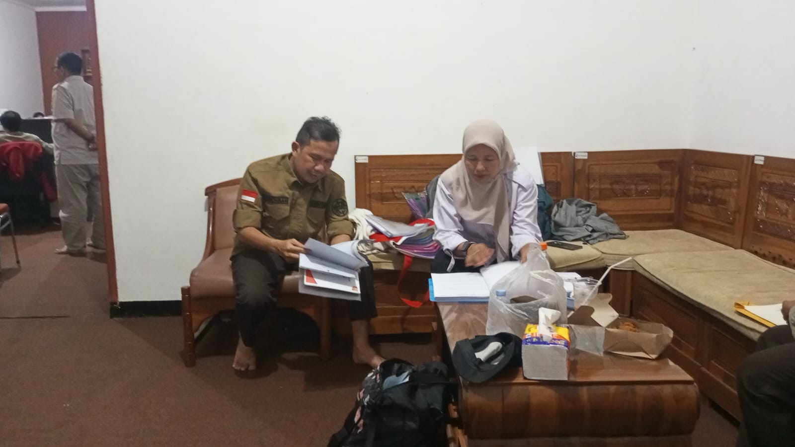 Sekran Ciampea dan Andalan Penggalang Ikuti Pemeriksaan Berkas TPOD di Kwarcab Kabupaten Bogor