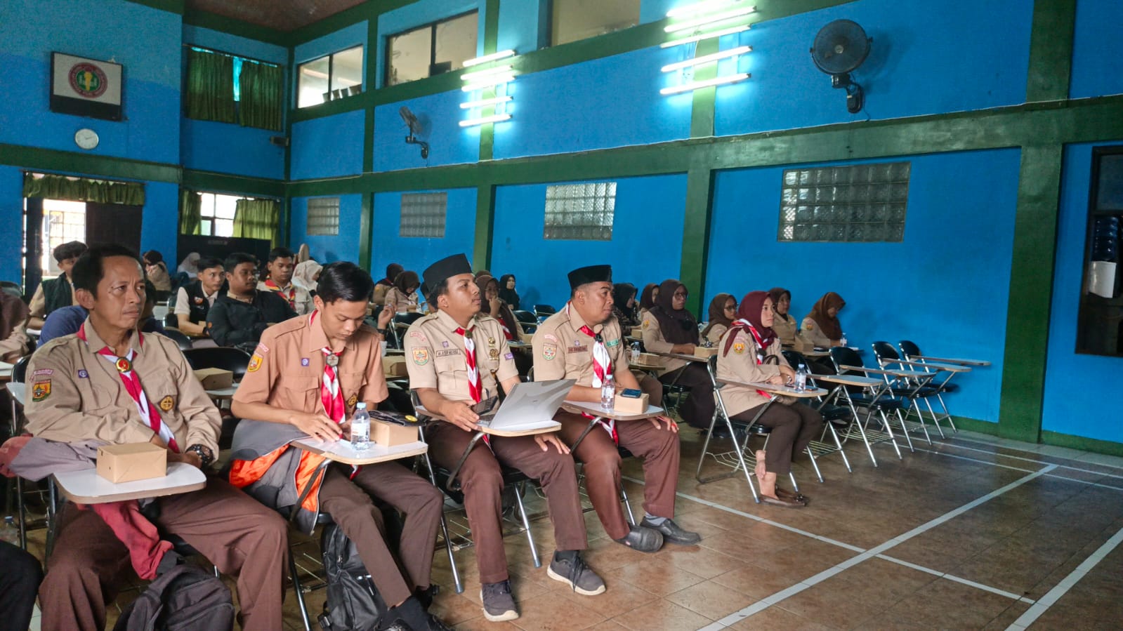 Kwartir Ranting Gerakan Pramuka Kecamatan Ciampea Gelar Rapat Pembina Tingkat SD/MI, SMP/MTs, dan SMA/SMK