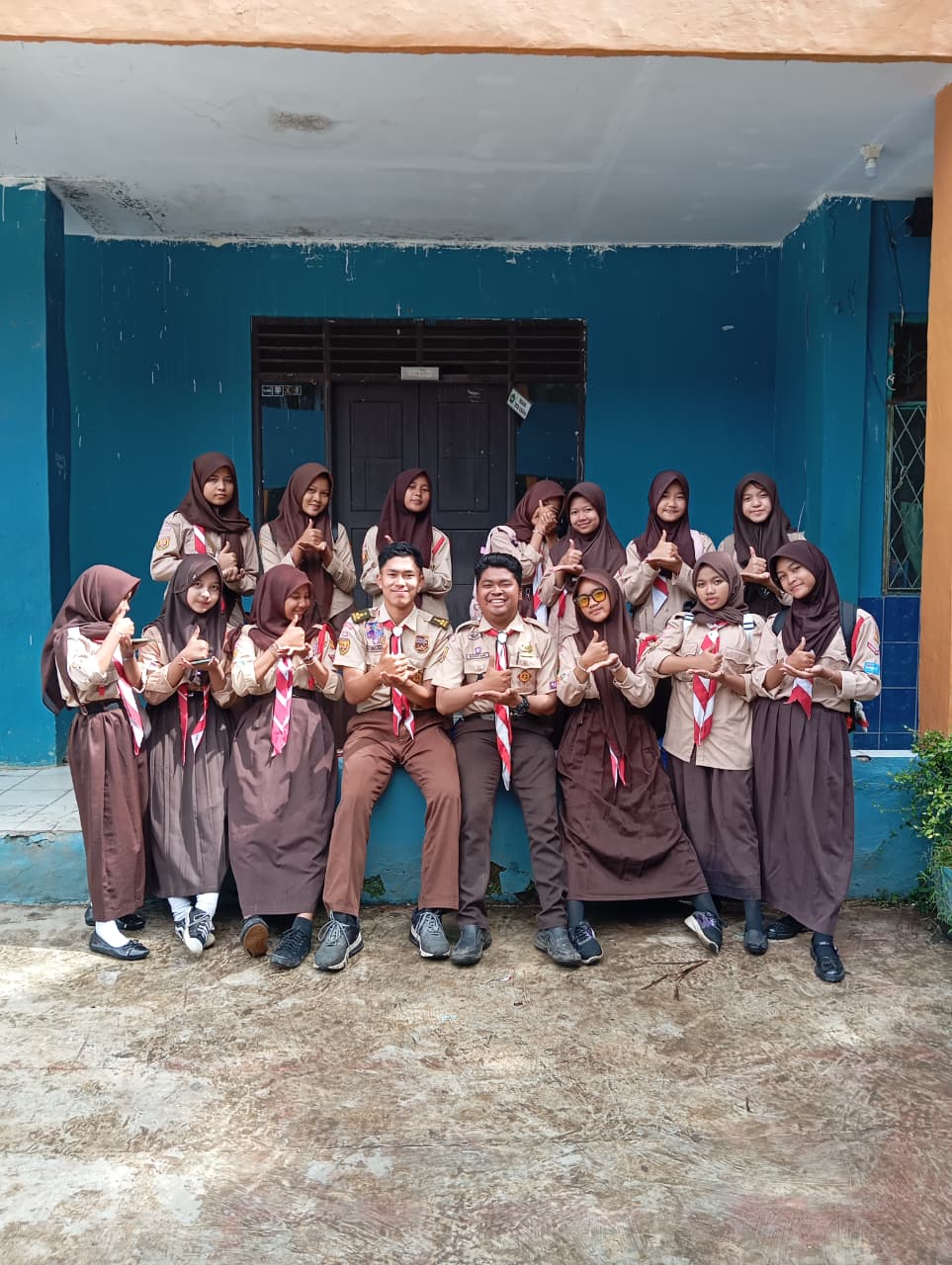 Tingkatkan Kedisiplinan, Pramuka SMP Al Ijtihad Latihan PBB dan Sandi