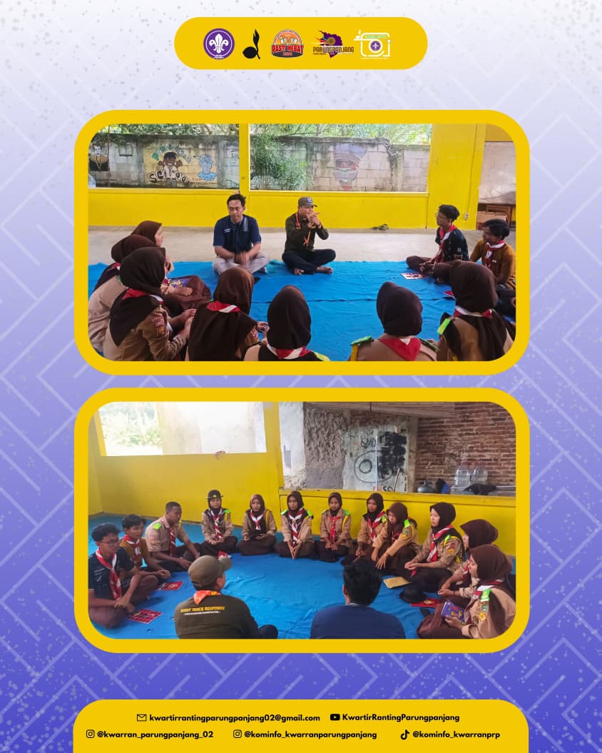 Kwarran Parungpanjang Kunjungi SMA MIFTAHUSAADAH, Kukuhkan Penegak Bantara dan Laksana