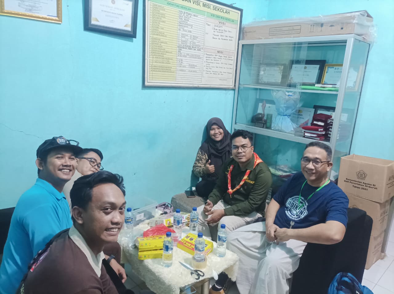 Pengurus Kwarran Parungpanjang Kunjungi Yayasan Riyadul Bayan dalam Pelantikan Pramuka Terap