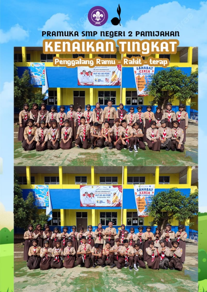 Selangkah Lebih Tinggi, Selangkah Lebih Tangguh: Penggalang SMPN 02 Pamijahan Naik Tingkat Ramu–Rakit–Terap